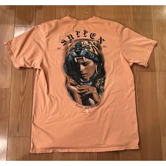 Sullen Art Collective Premium Graphic T-shirt Protect What You Love Tiger 2XL - Picture 1 of 11